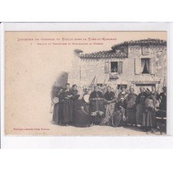 TARN-et-GARONNE: industrie du chapeau de paille, groupe de tresseuses et marchandes de tresses - état