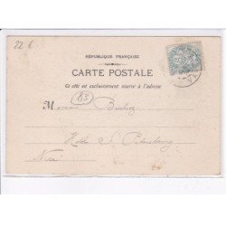 SAINT-TROPEZ: le salut des marins sur le port, la bravade - très bon état