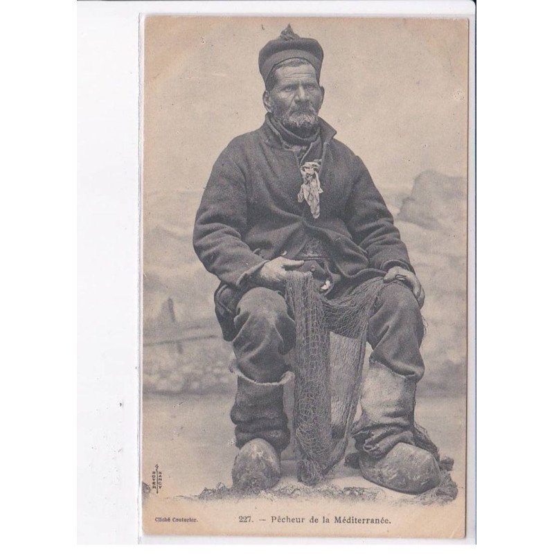 VAR: pêcheur de la méditerrannée - très bon état