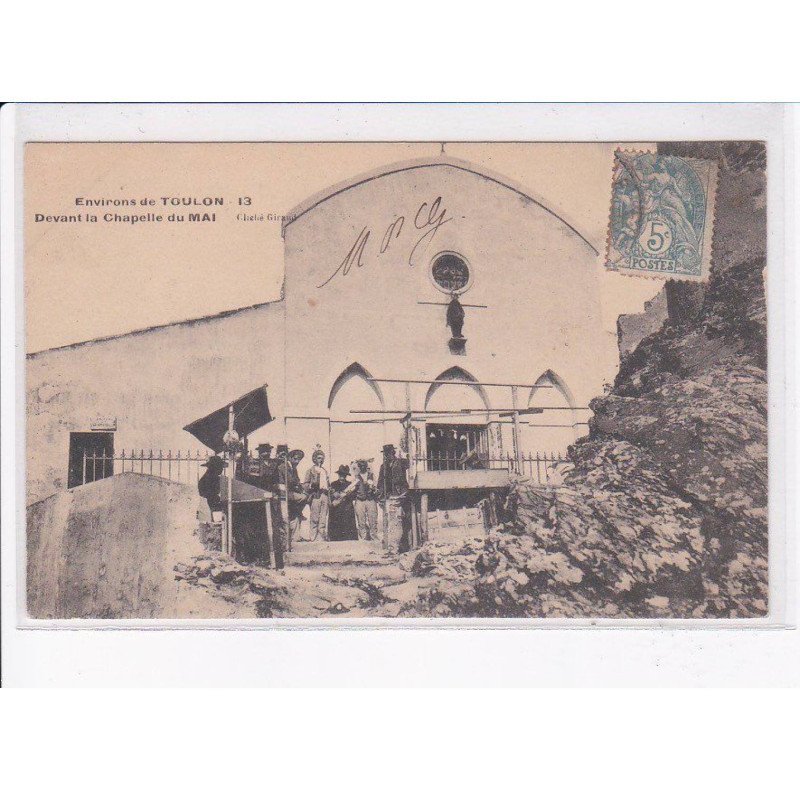 environs de TOULON: devant la chapelle du mai - très bon état
