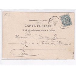 SAINT-TROPEZ: la bravadde, l'arrivée de la procession à sainte-anne - très bon état