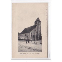 FUBLAISNES : place de l'eglise - tres bon etat