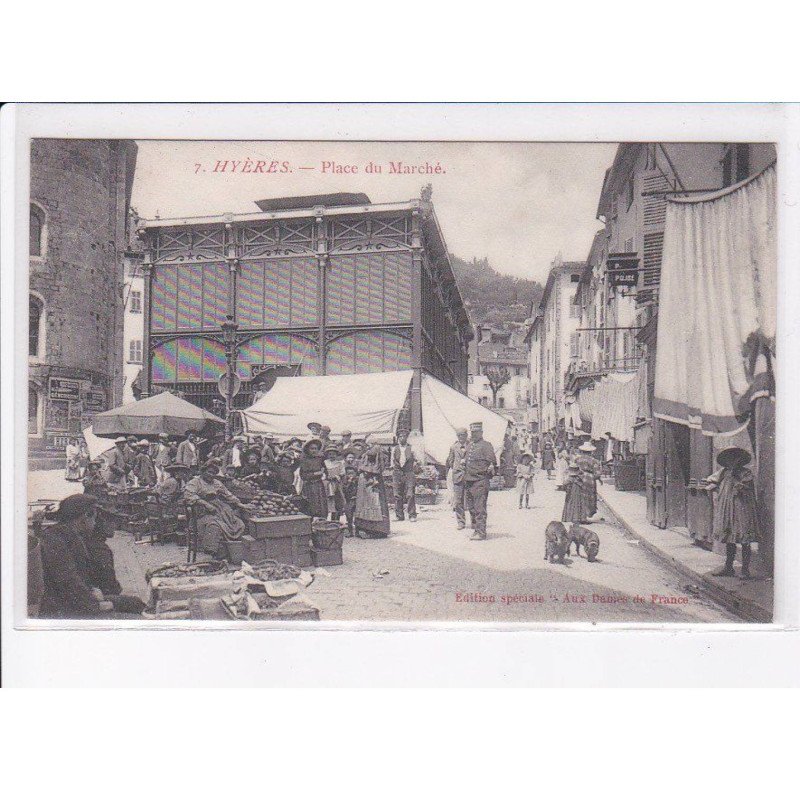 HYERES: place du marché - très bon état