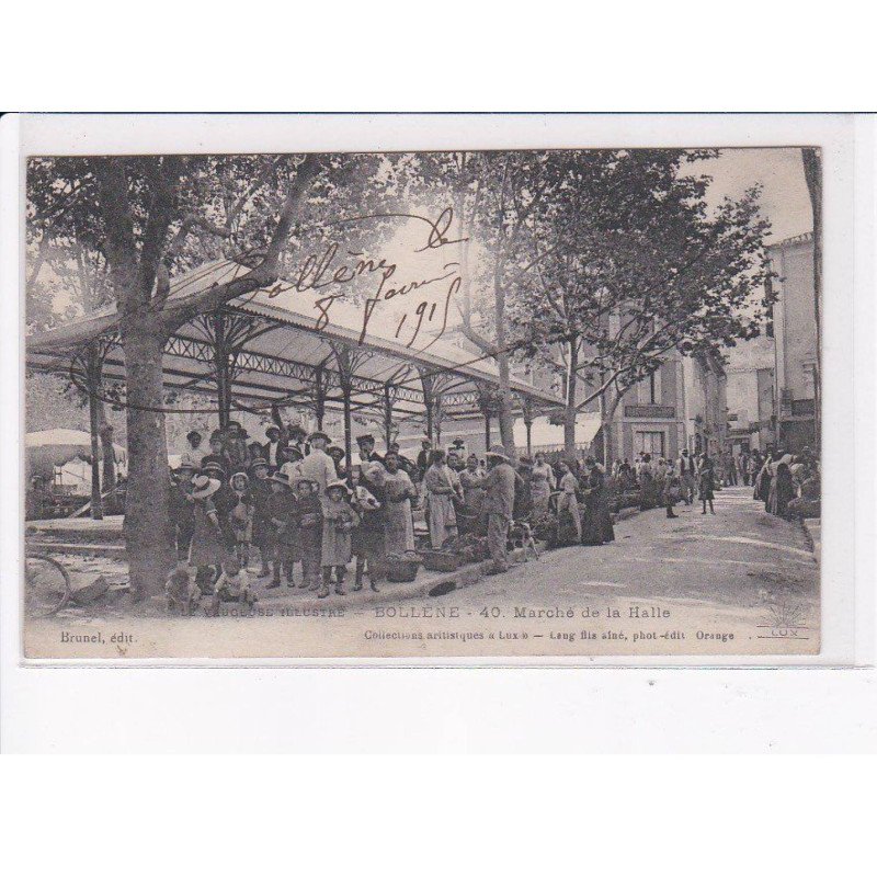 BOLLENE: marche de la halle - très bon état