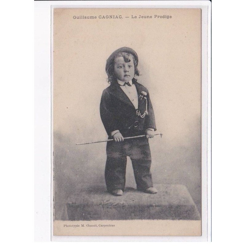 CARPENTRAS: guillaume gagniac, le jeune prodige - très bon état