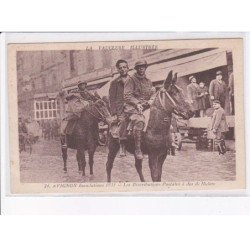 AVIGNON:  inondation 1935, les distributions postales à dos de mulets - très bon état