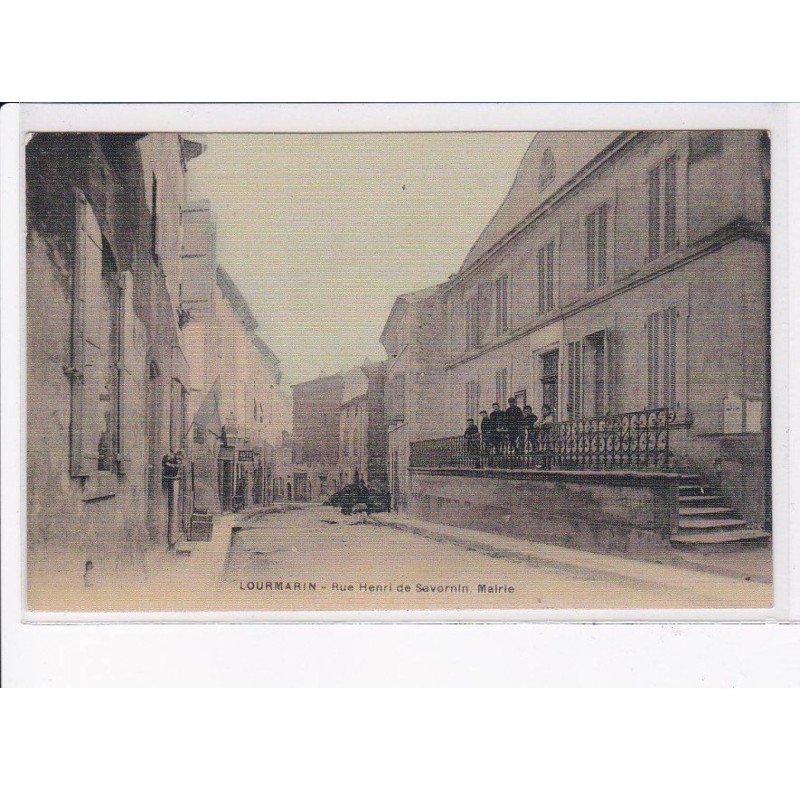 LOUMARIN: rue henri de savornin, mairie - très bon état