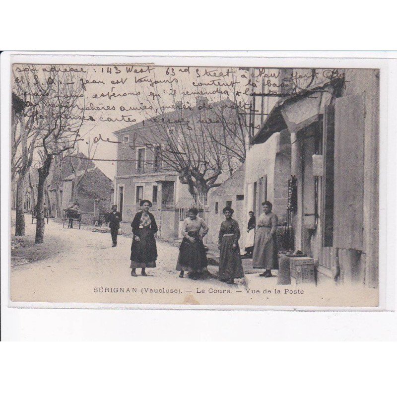 SERIGNAN: le cours, vue de la poste - très bon état