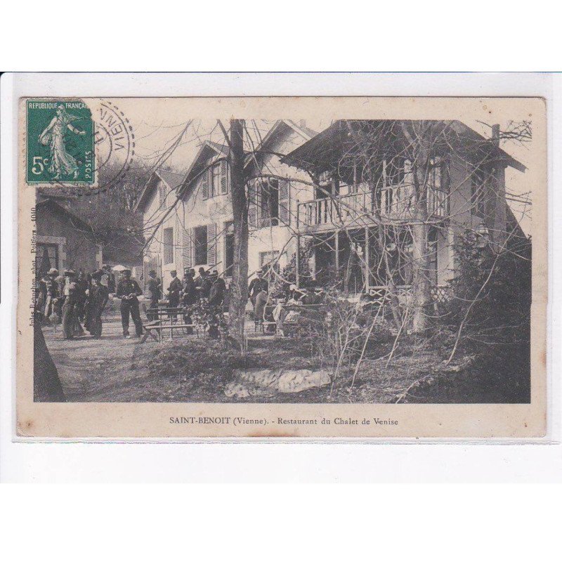 SAINT-BENOÎT: restaurant du chalet de venise - état