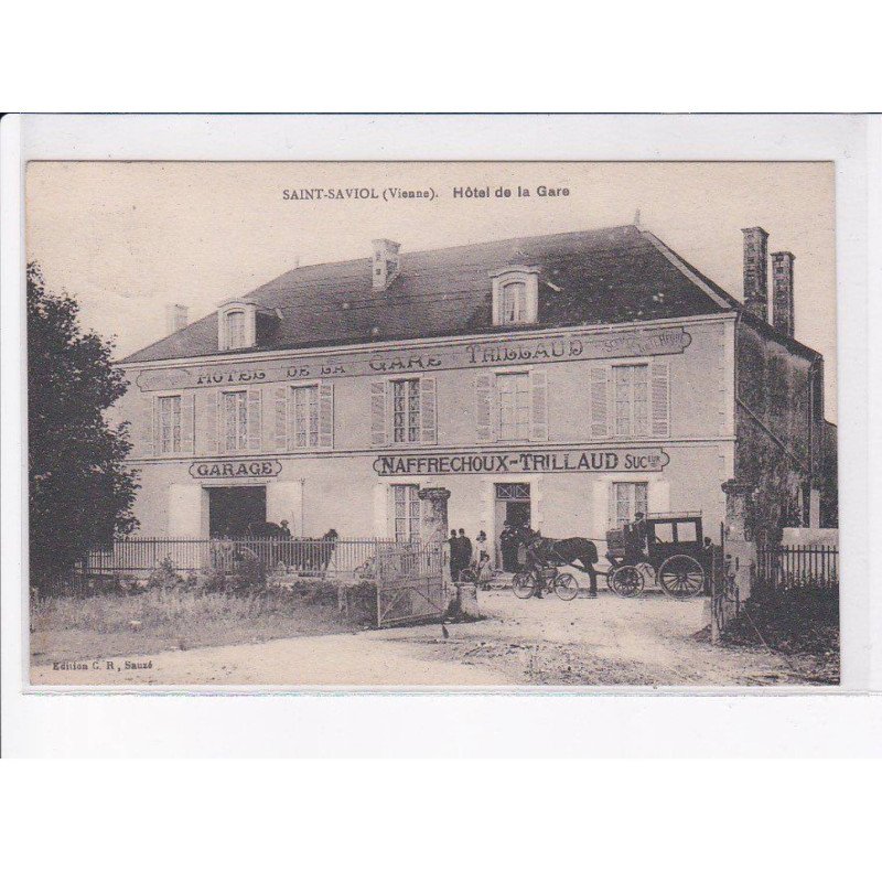 SAINT-SAVIOL: hôtel de la gare - très bon état