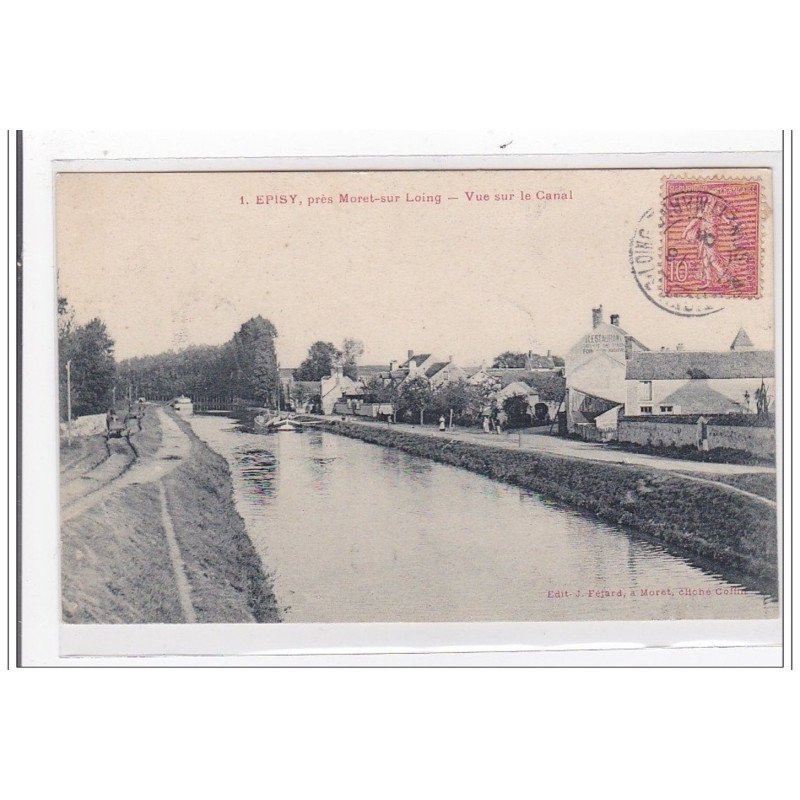 EPISY : vue sur le canal - tres bon etat