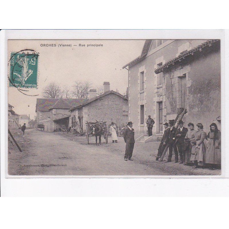 ORCHES: rue principale - très bon état
