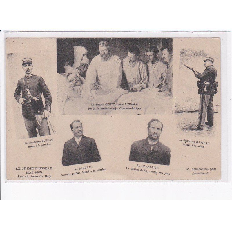 CHEVASSU-PERIGNY: le sergent Genty opéré à l'hôpital - très bon état