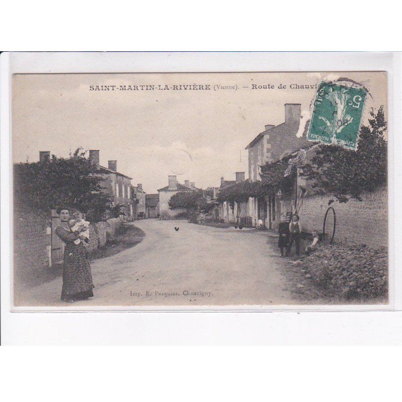 SAINT-MARTIN-la-RIVIERE: route de chauvigny - état