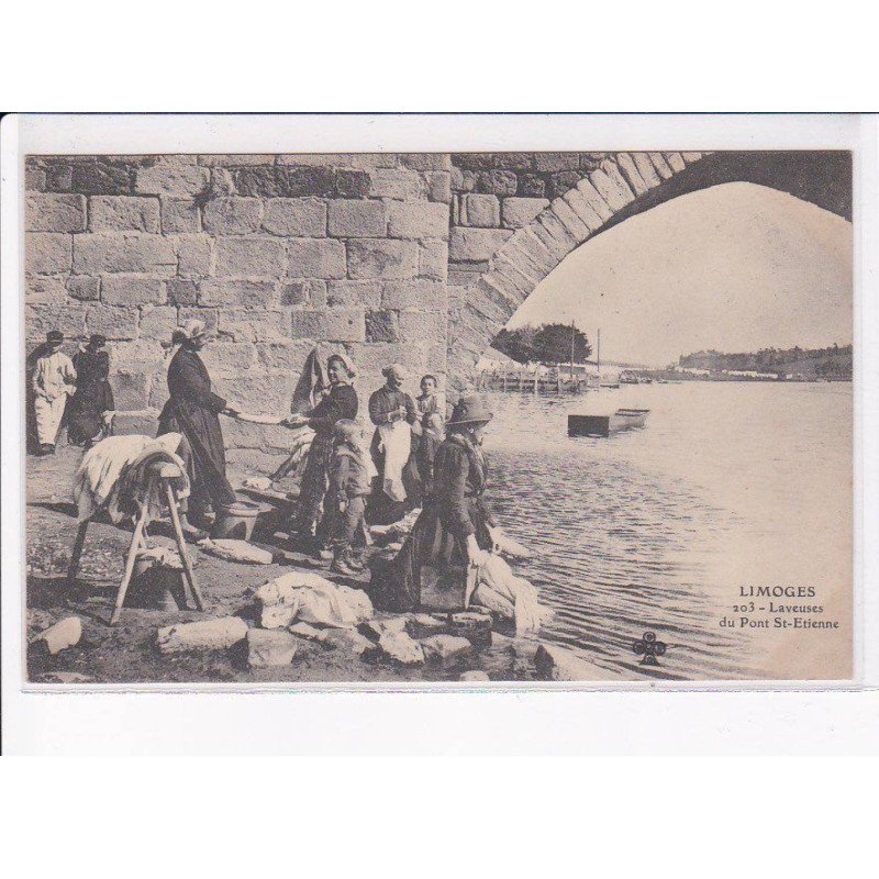 LIMOGES: laveuses du pont saint-etienne - très bon état