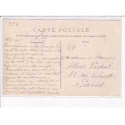 LIMOGES: campement improvisé des troupes, vue prise sous un wagon, troubles de limoges - très bon état