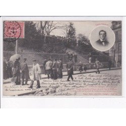 LIMOGES: grèves 1905, angle du jardin d'orsay où a eu lieu la fusillade - très bon état