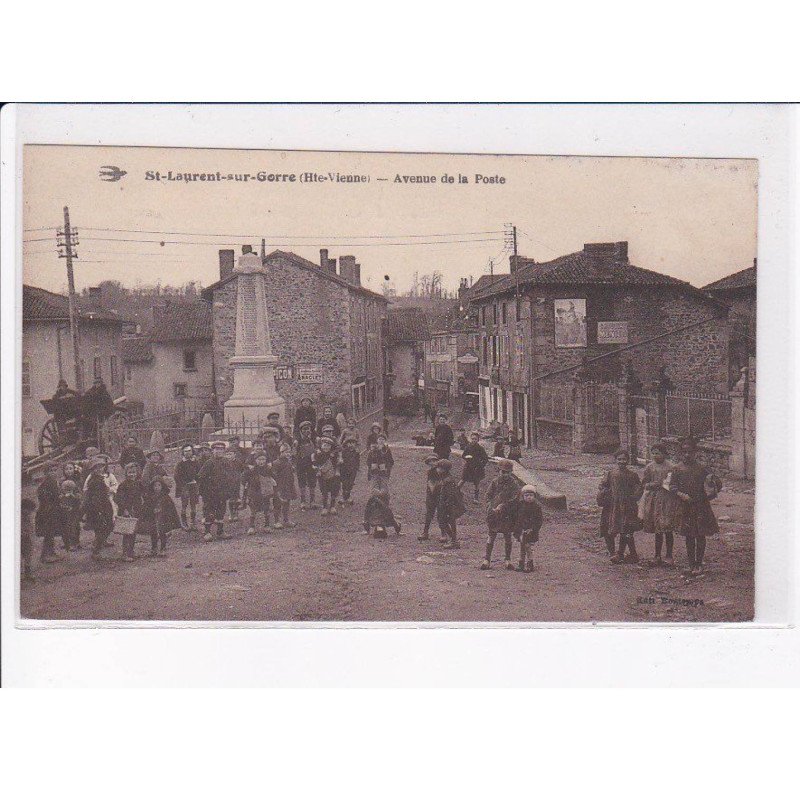 SAINT-LAURRENT-sur-GORRE: avenue de la poste - très bon état