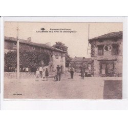 ROUSSAC: le carrefour et la route de châteauponsac - très bon état