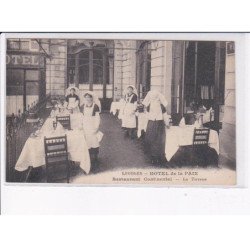 LIMOGES: hôtel de la paix, restaurant continental, la terrasse - très bon état