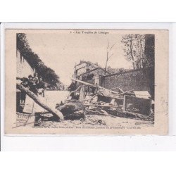 LIMOGES: troubles de limoges, barricade de la vieille route d'aixe, mort estacade, jument du 21e chasseu - très bon état