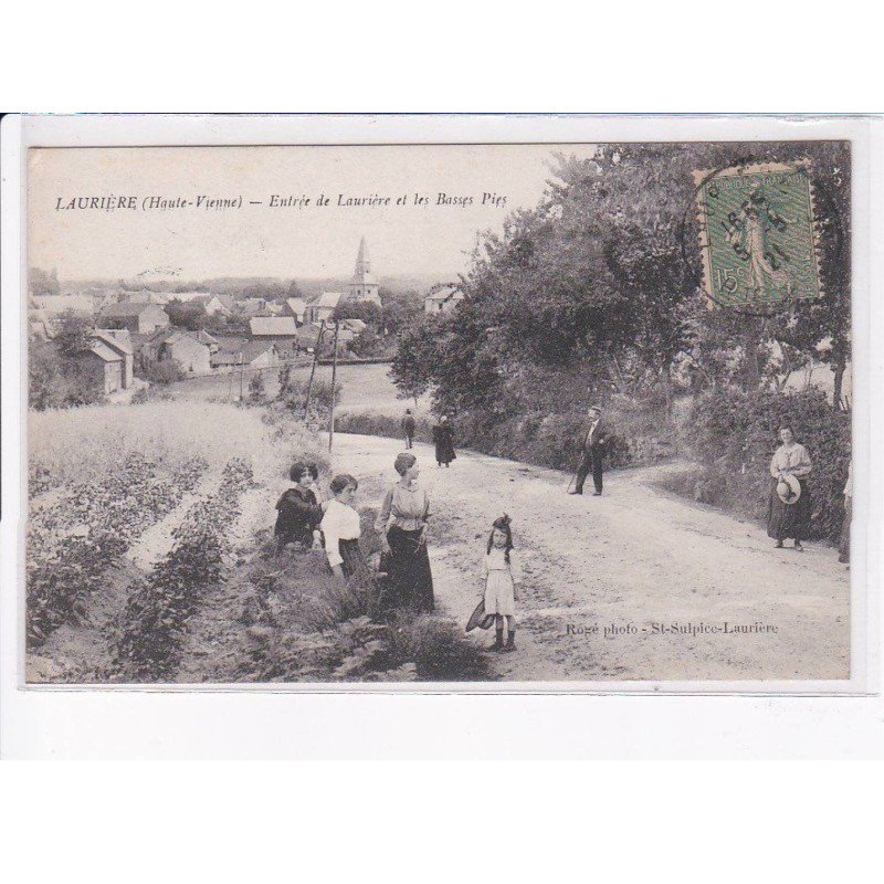 LAURIERE: entrée de laurière et les basses pies - très bon état