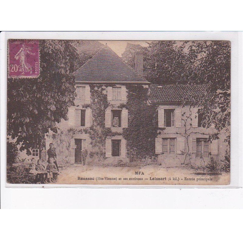 ROUSSAC: leissart, entrée principale - état