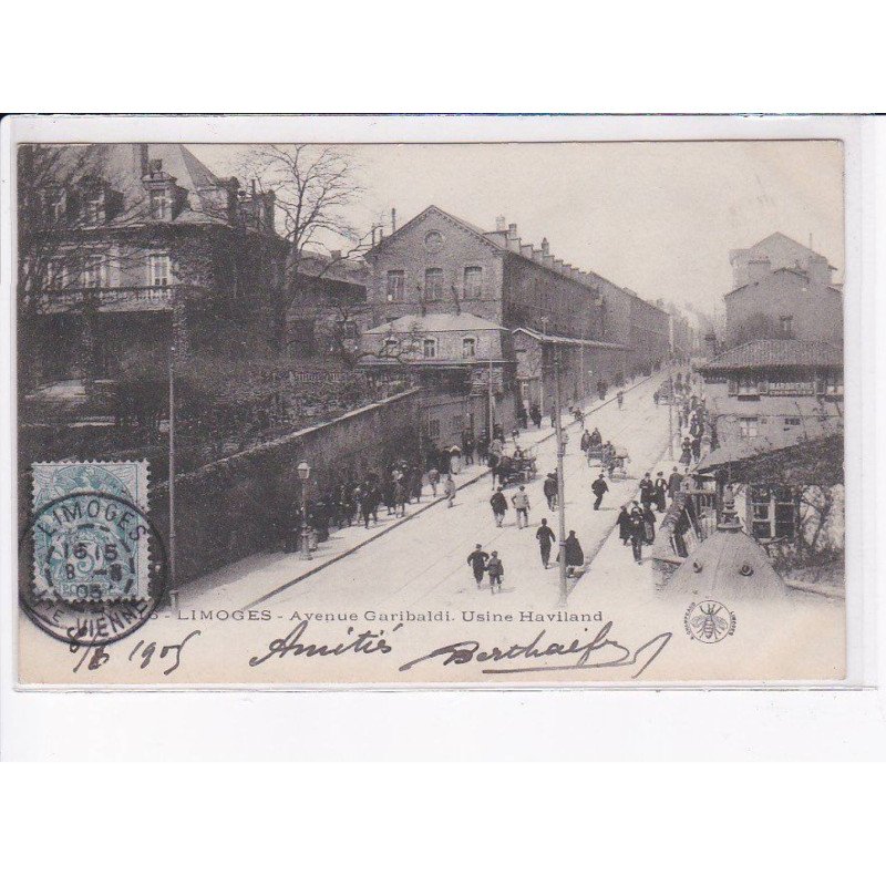 LIMOGES: avenue garibaldi, usine haviland - très bon état