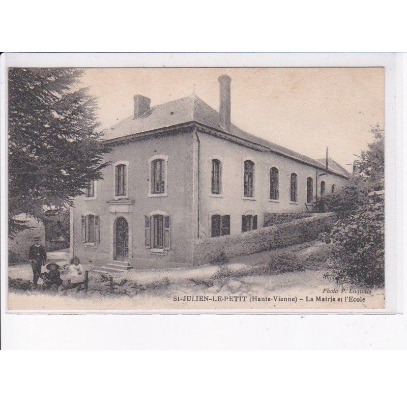 SAINT-JULIEN-le-PETIT: la mairie et l'école - très bon état