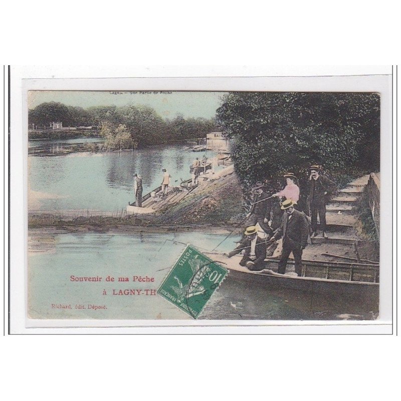 SEINE et MARNE : souvenir de ma peche - tres bon etat