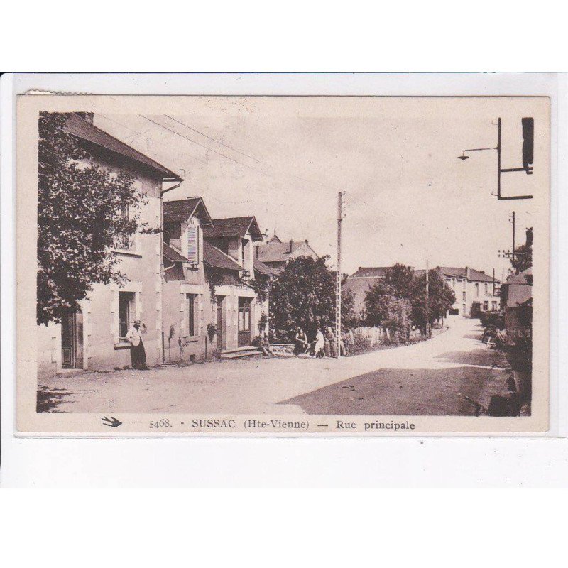 SUSSAC: rue principale - très bon état