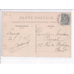 LIMOGES: grèves 1905,  porte principale de la prison défoncée à coups de bélier 1905 - très bon état