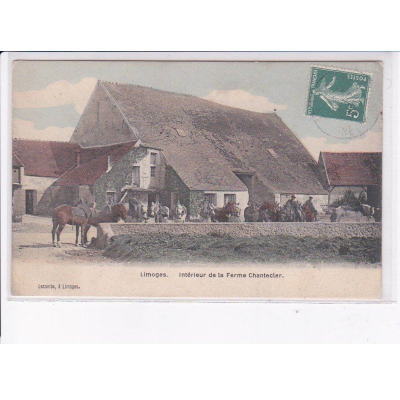 LIMOGES: intérieur de la ferme chantecler - très bon état