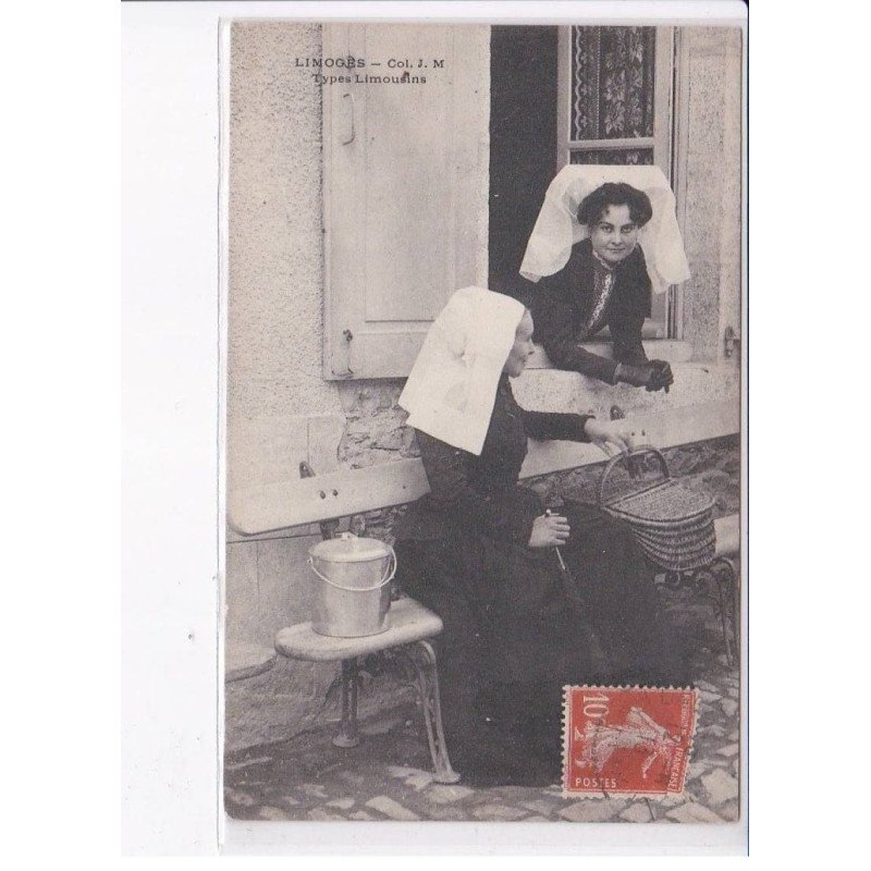 LIMOGES: types limousins - très bon état