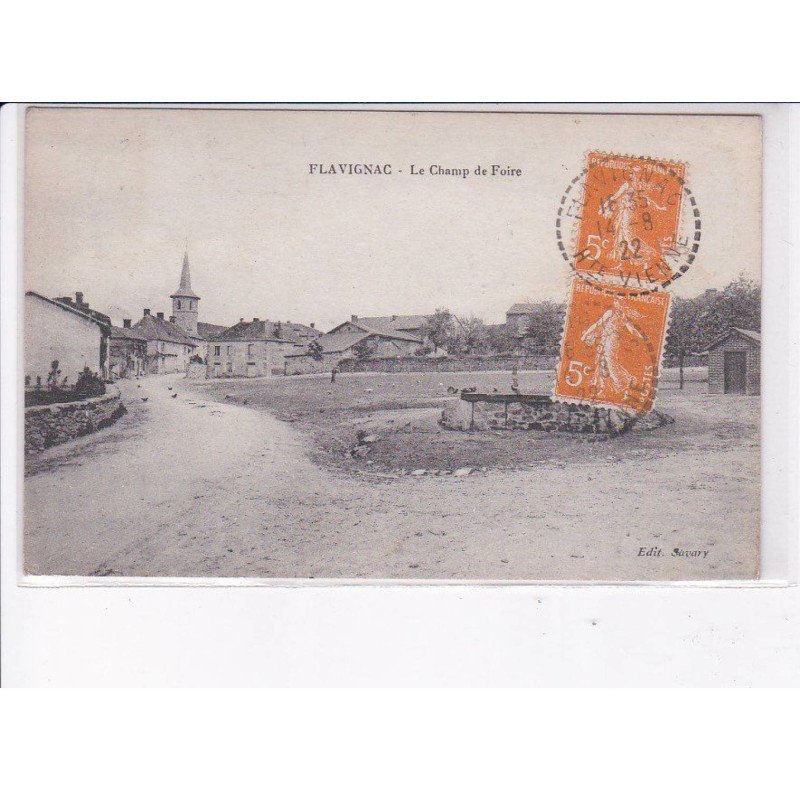 FLAVIGNAC: le champ de foire - très bon état