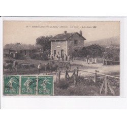 SAINT-LAURENT-D'AGNY: la gare - état