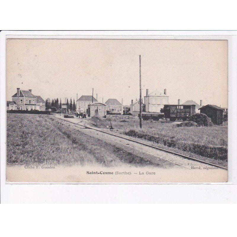 SAINT-COSME: la gare - très bon état