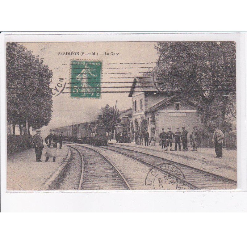 SAINT-SIMEON: la gare - état