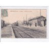 SARTROUVILLE: la gare, arrivée d'un train - très bon état