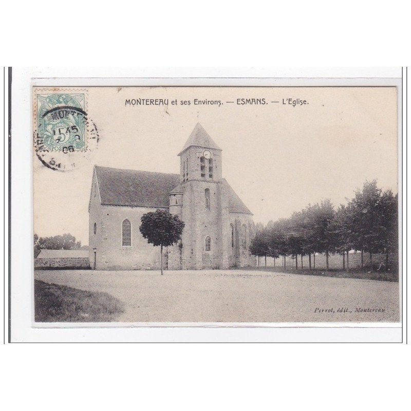 ORBAIS-L'ABBAYE : la place jean-d'Orbais - tres bon etat