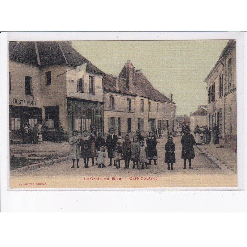 LA CROIX-en-BRIE: café coutrot - état
