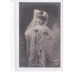 Autographe comedienne (Théâtre) : mademoiselle Saulier - très bon état