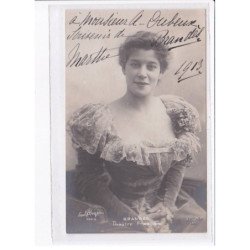 Autographe comedienne (Théâtre) : Brandès théâtre français - très bon état