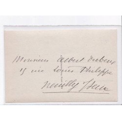 Autographe comedienne (Théâtre) : Valpreux comédie française - très bon état