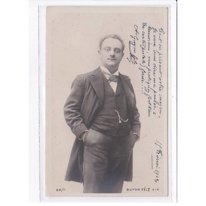 Autographe comedienne (Théâtre) : Guyon fils - très bon état