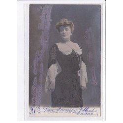 Autographe comedienne (Théâtre) : mademoiselle René du Minil - très bon état
