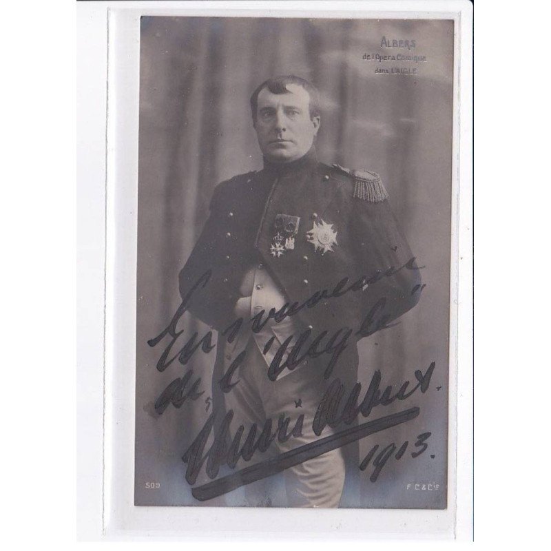 Autographe comedien (Théâtre) : Leitner, sociétaire de la comédie-française - très bon état