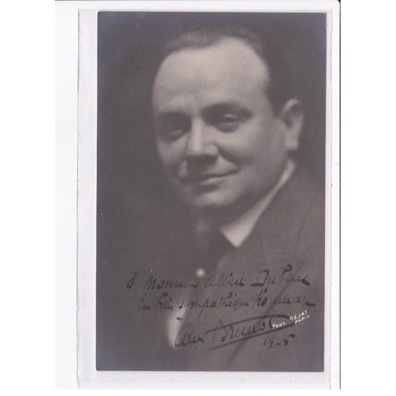 Autographe comedien (Théâtre) : Paul Méjat - très bon état