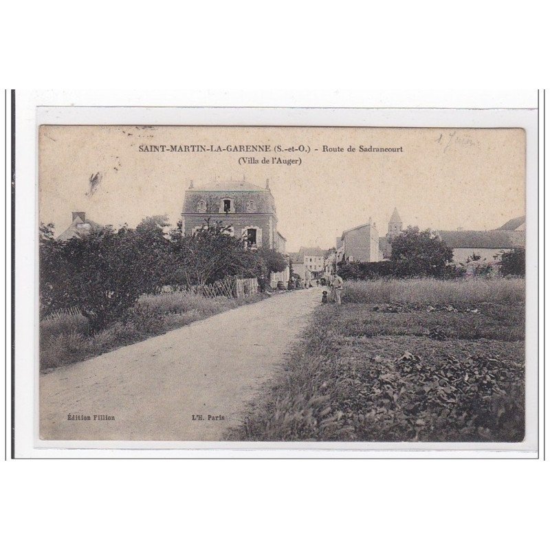 SAINT-MARTIN-la-GARENNE : route de sadrancourt - tres bon etat