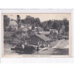 SABADEL-LAUZES: fontaine et lavoir - très bon état